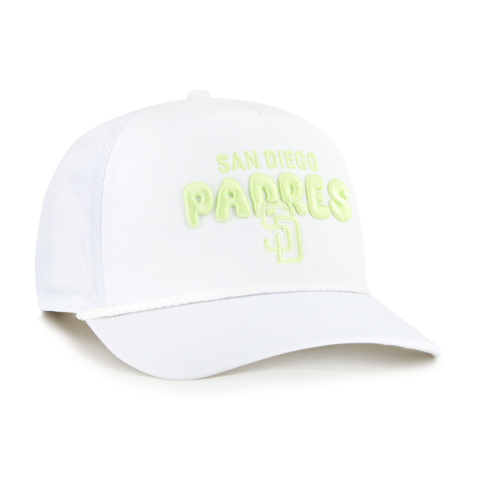 47 san diego padres womens white bright side adjustable hitch hat Collection - San Diego Padres Proshop Jerseys & Caps