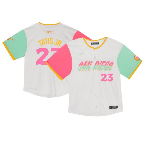 infant san diego padres fernando tatis jr. nike white city connect limited player jersey Collection - San Diego Padres Proshop Jerseys & Caps
