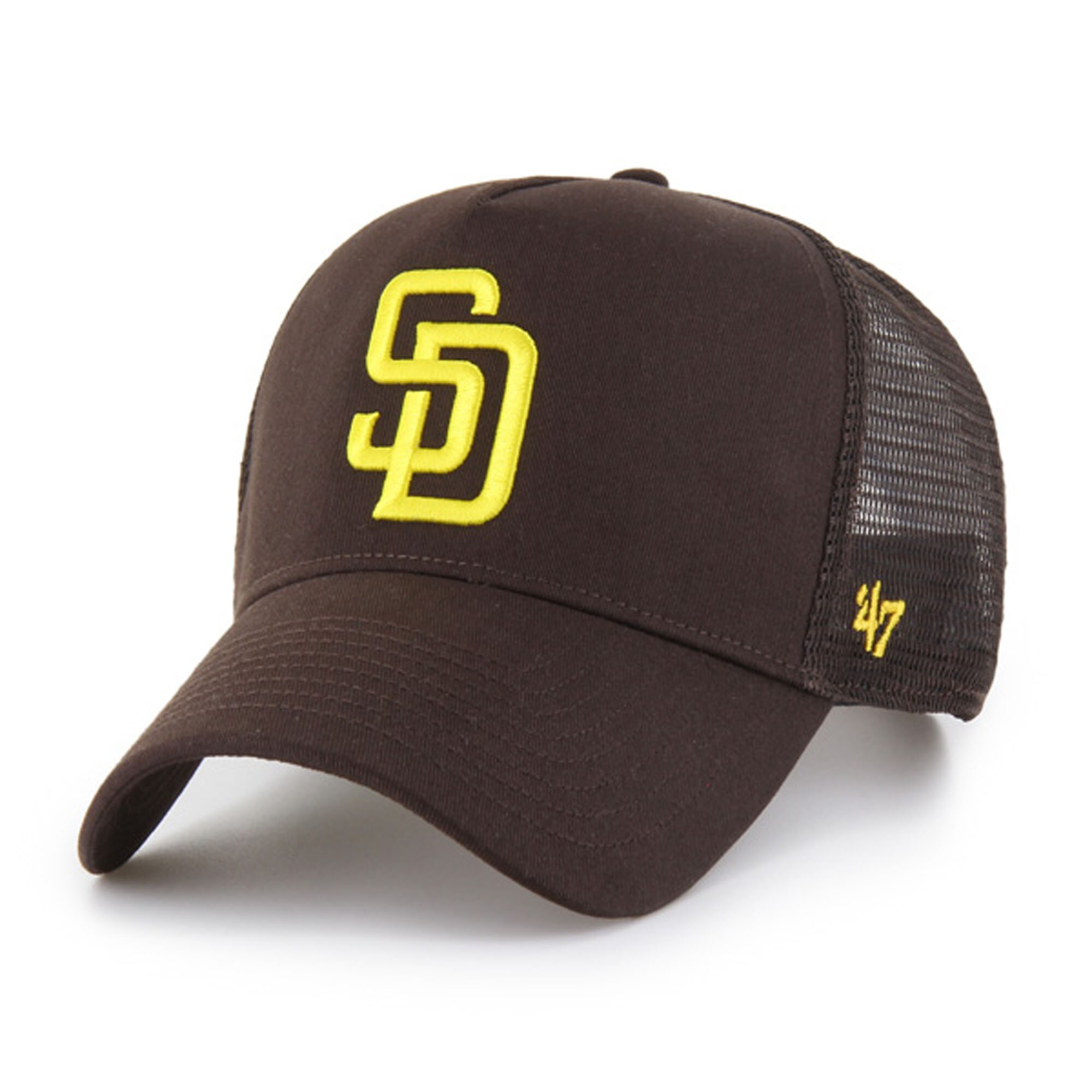 mens san diego padres 47 brown ballpark offside adjustable trucker hat Collection - San Diego Padres Proshop Jerseys & Caps