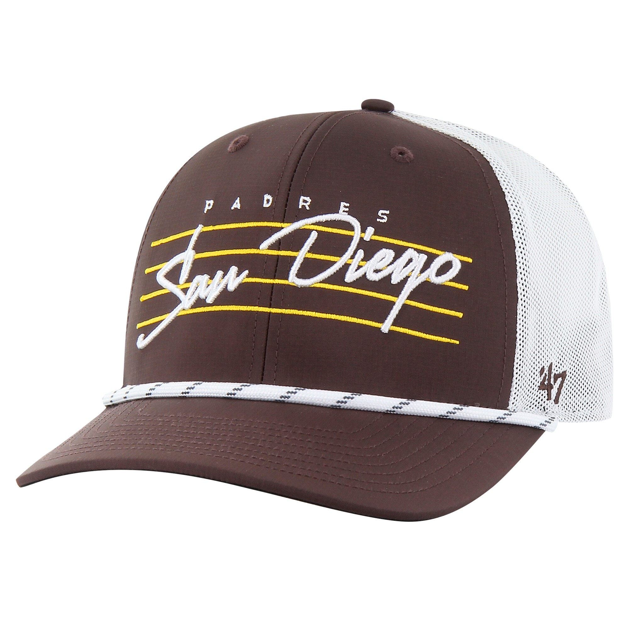 mens san diego padres 47 brown downburst trucker adjustable hat Collection - San Diego Padres Proshop Jerseys & Caps