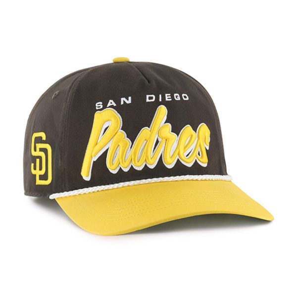 mens san diego padres 47 brown dropshadow rope hitch adjustable hat Collection - San Diego Padres Proshop Jerseys & Caps