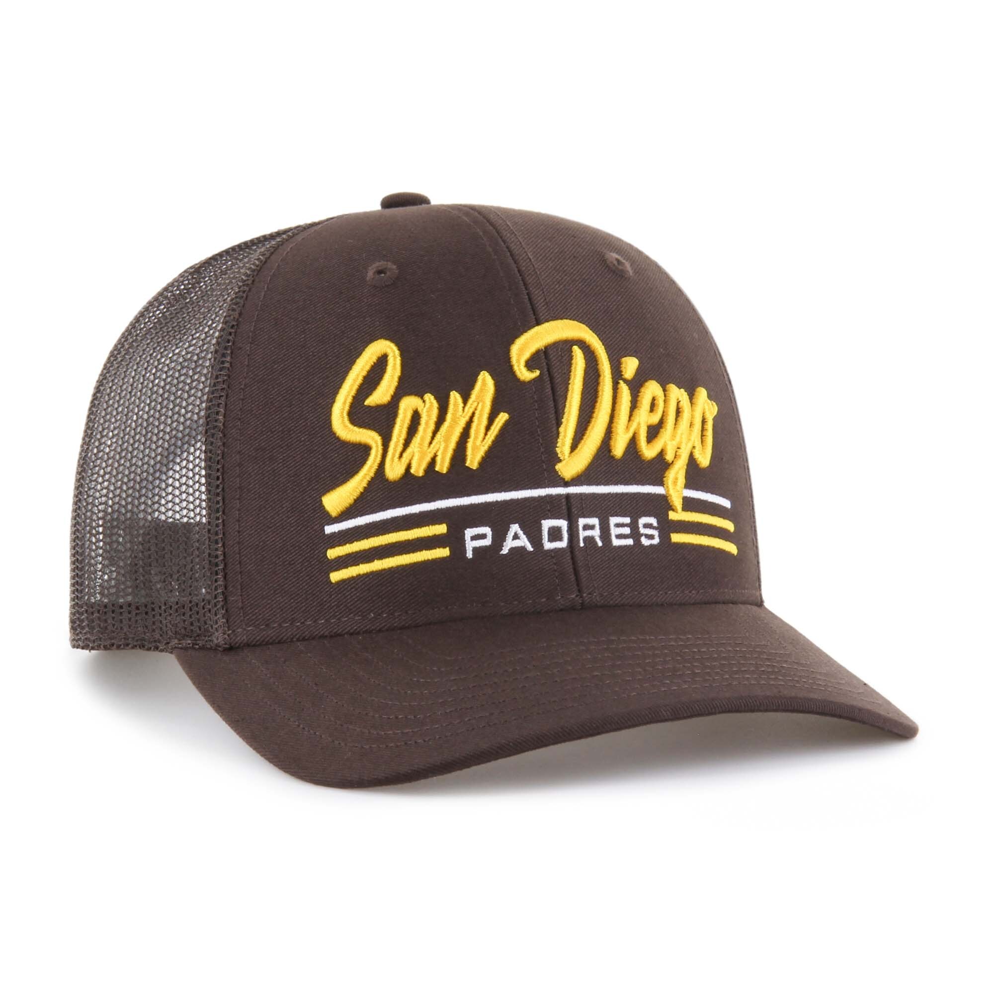 mens san diego padres 47 brown garner trucker adjustable hat Collection - San Diego Padres Proshop Jerseys & Caps