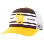 mens san diego padres 47 brown gridiron super stripe relaxed trucker hitch adjustable hat Collection - San Diego Padres Proshop Jerseys & Caps