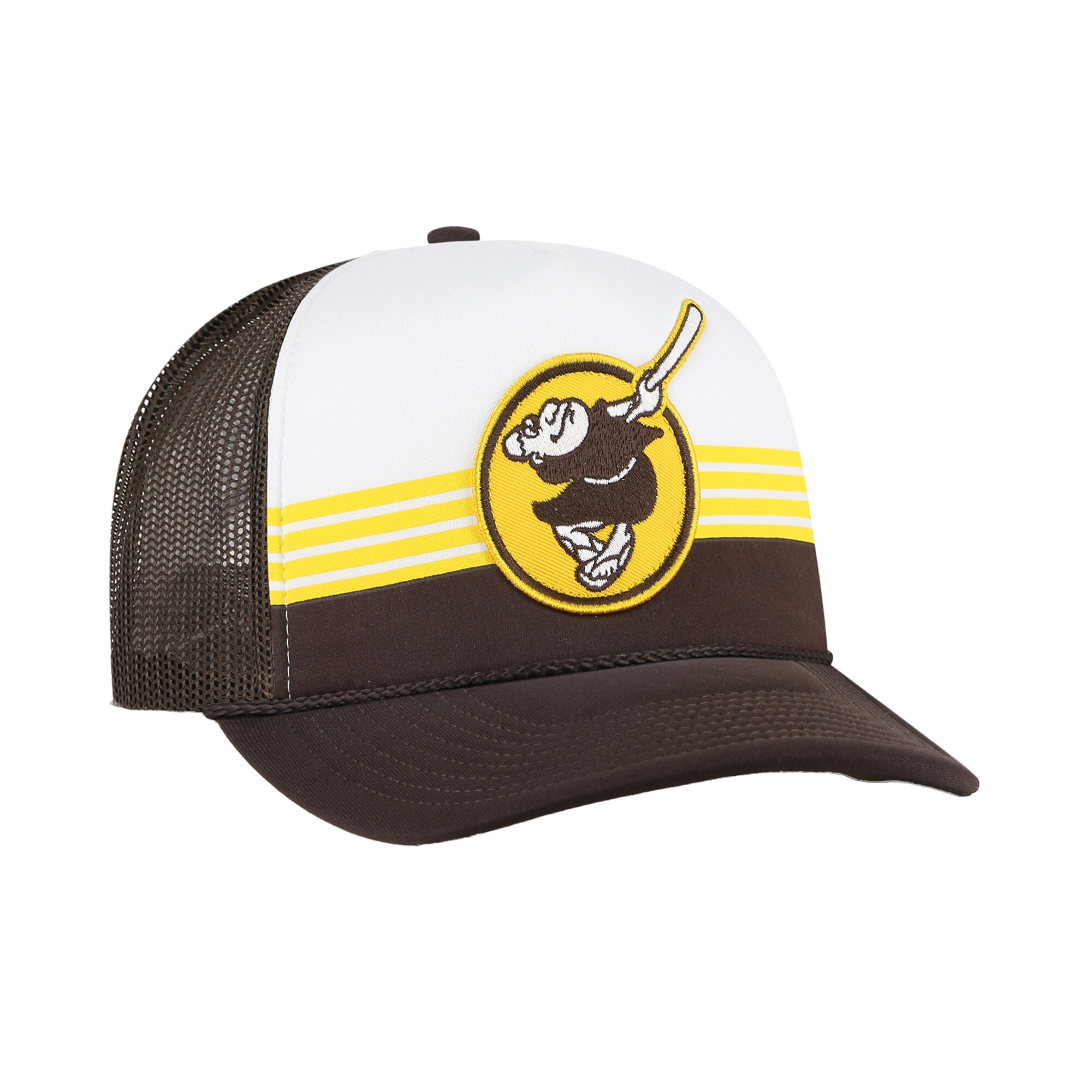 mens san diego padres 47 brown lift off foam front mesh trucker adjustable hat Collection - San Diego Padres Proshop Jerseys & Caps