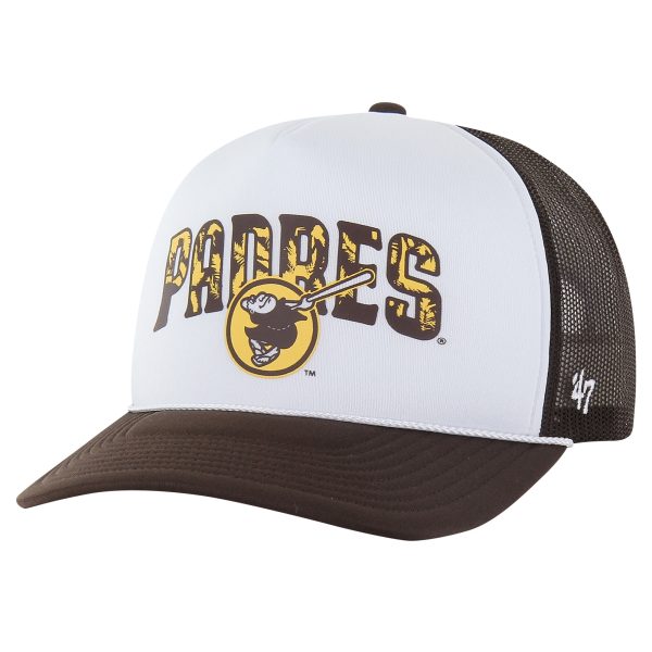 mens san diego padres 47 brown retro region foam trucker adjustable hat Collection - San Diego Padres Proshop Jerseys & Caps