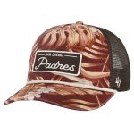 mens san diego padres 47 brown tropicalia trucker hitch adjustable hat Collection - San Diego Padres Proshop Jerseys & Caps