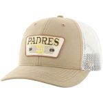 mens san diego padres 47 khaki ridgewood trucker adjustable hats Collection - San Diego Padres Proshop Jerseys & Caps