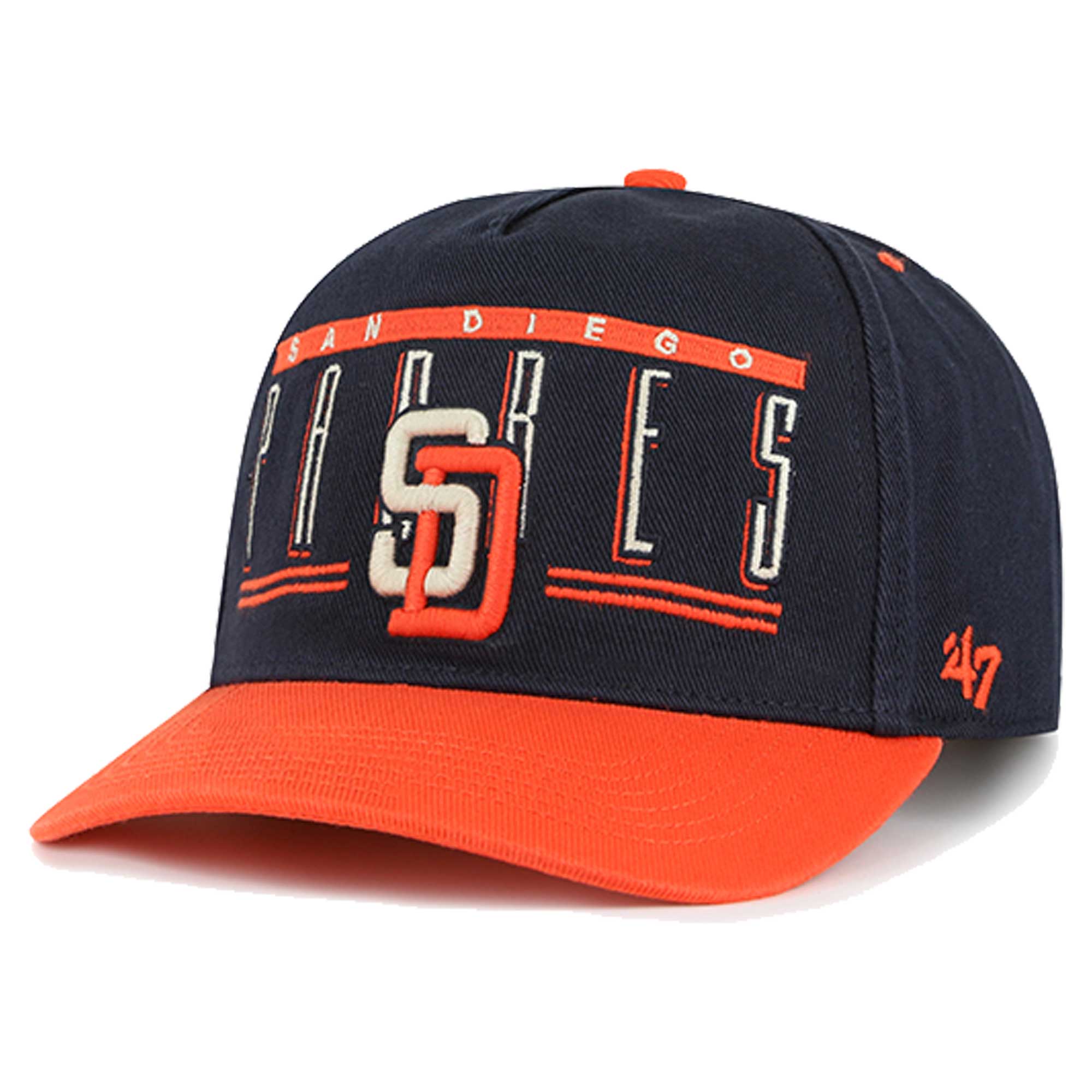 mens san diego padres 47 navy double headed baseline hitch adjustable hat Collection - San Diego Padres Proshop Jerseys & Caps