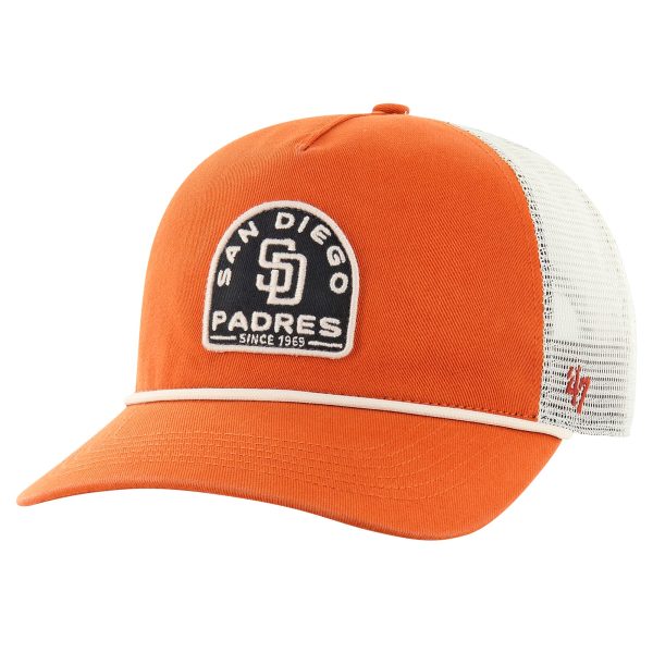 mens san diego padres 47 orange cypress trucker hitch adjustable hat Collection - San Diego Padres Proshop Jerseys & Caps