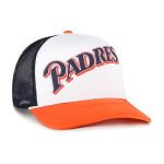 mens san diego padres 47 white foam front script trucker snapback hat Collection - San Diego Padres Proshop Jerseys & Caps