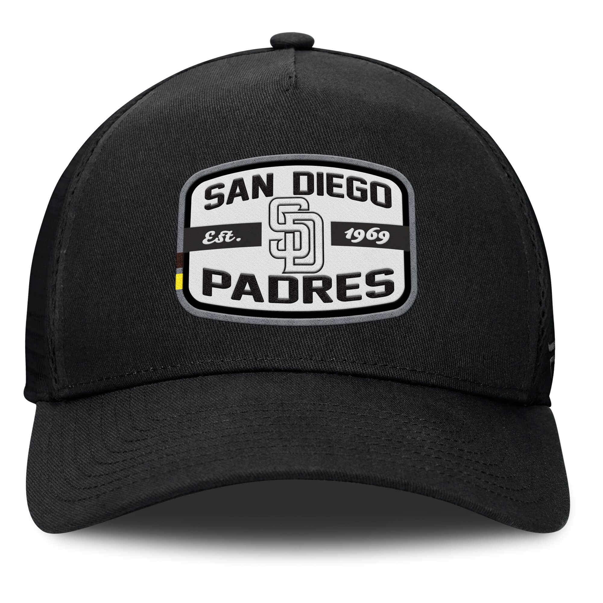 mens san diego padres fanatics black team patch a-frame trucker snapback hat Collection - San Diego Padres Proshop Jerseys & Caps