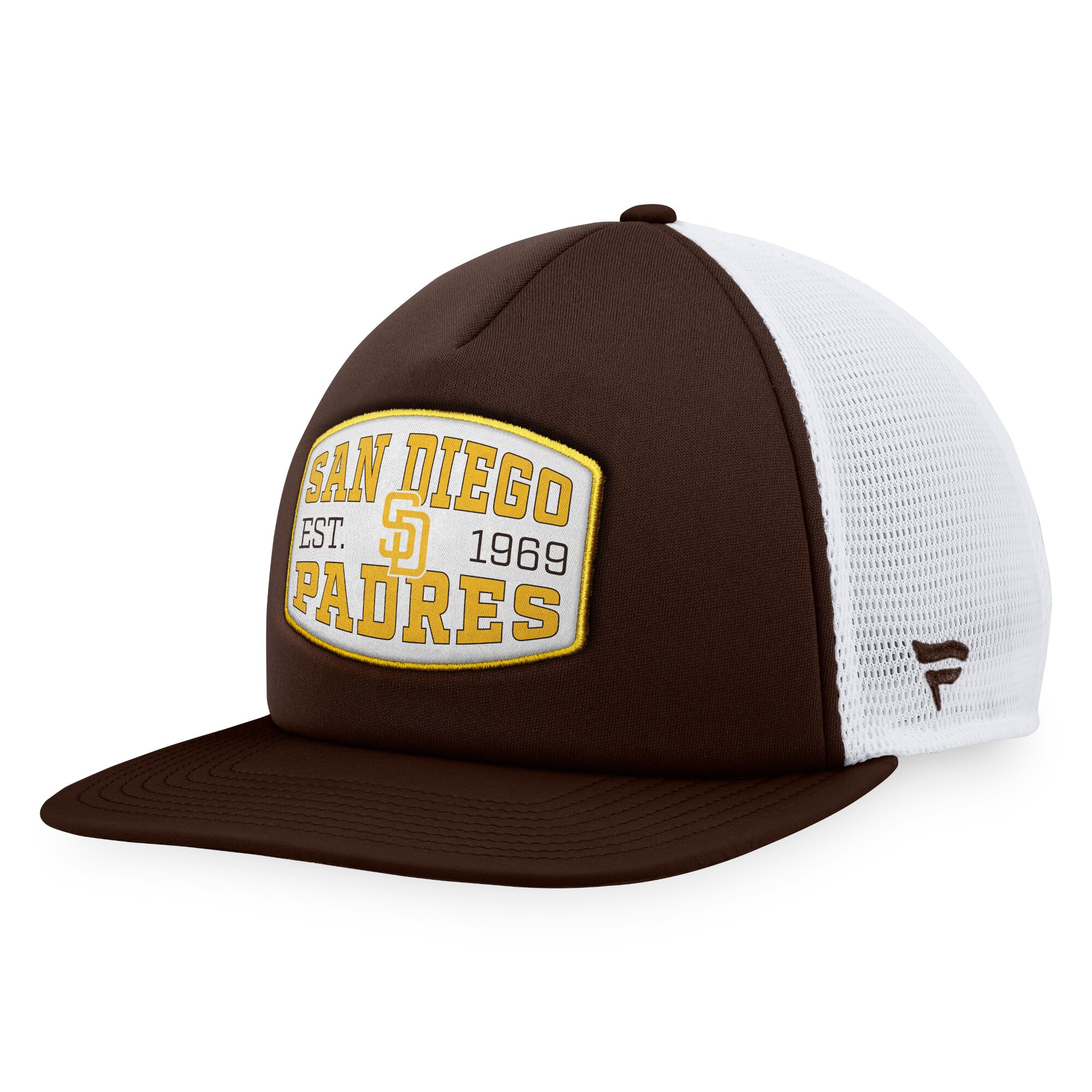 mens san diego padres fanatics brown foam front patch trucker snapback hat Collection - San Diego Padres Proshop Jerseys & Caps