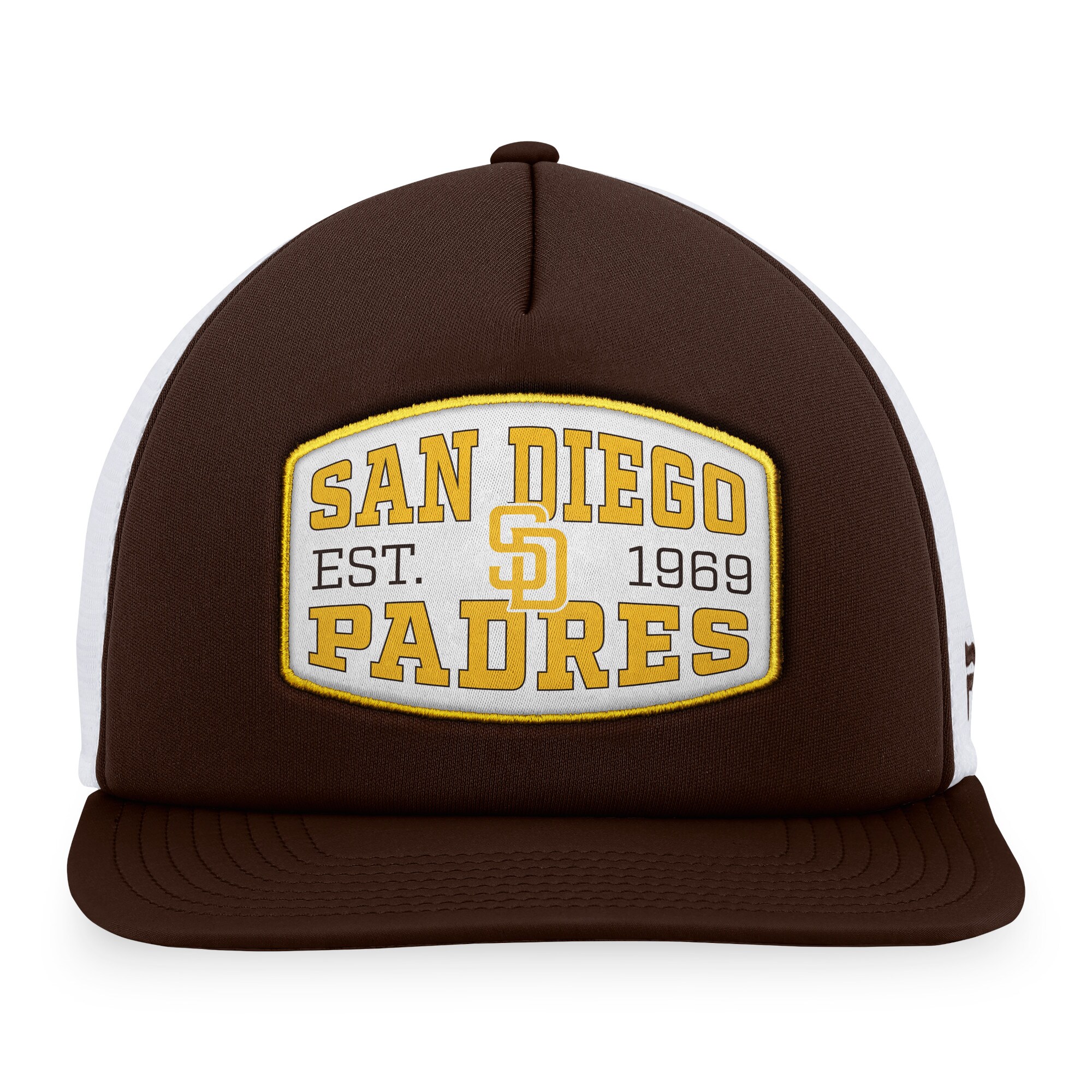 mens san diego padres fanatics brown foam front patch trucker snapback hat Collection - San Diego Padres Proshop Jerseys & Caps