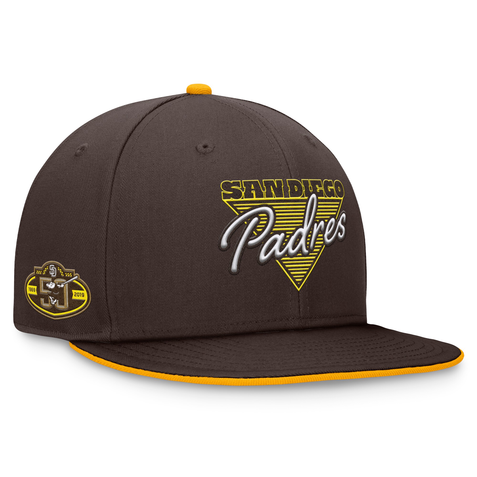 mens san diego padres fanatics brown fundamental tri-script fitted hat Collection - San Diego Padres Proshop Jerseys & Caps