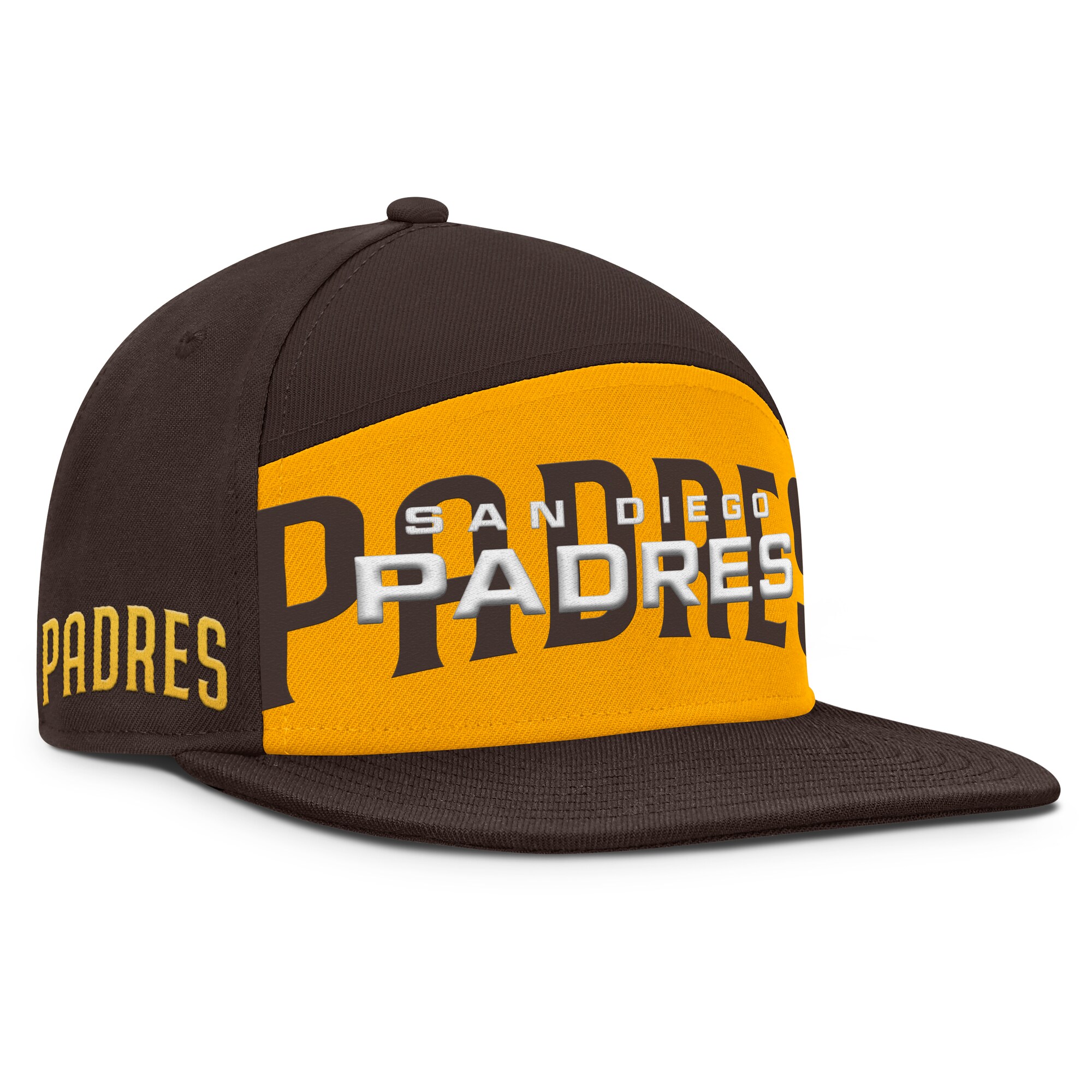 mens san diego padres fanatics browngold clubhouse splitter snapback hat Collection - San Diego Padres Proshop Jerseys & Caps