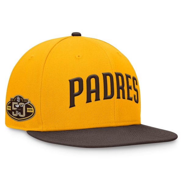 mens san diego padres fanatics goldbrown fundamental two-tone fitted hat Collection - San Diego Padres Proshop Jerseys & Caps