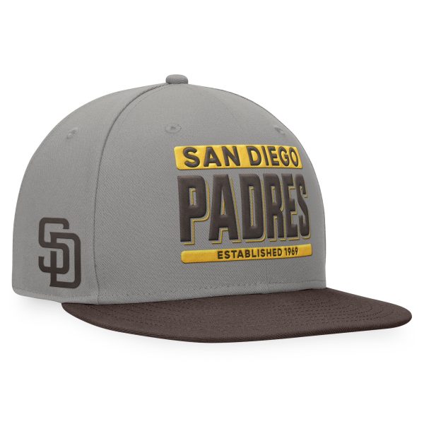 mens san diego padres fanatics graybrown line drive two-tone snapback hat Collection - San Diego Padres Proshop Jerseys & Caps