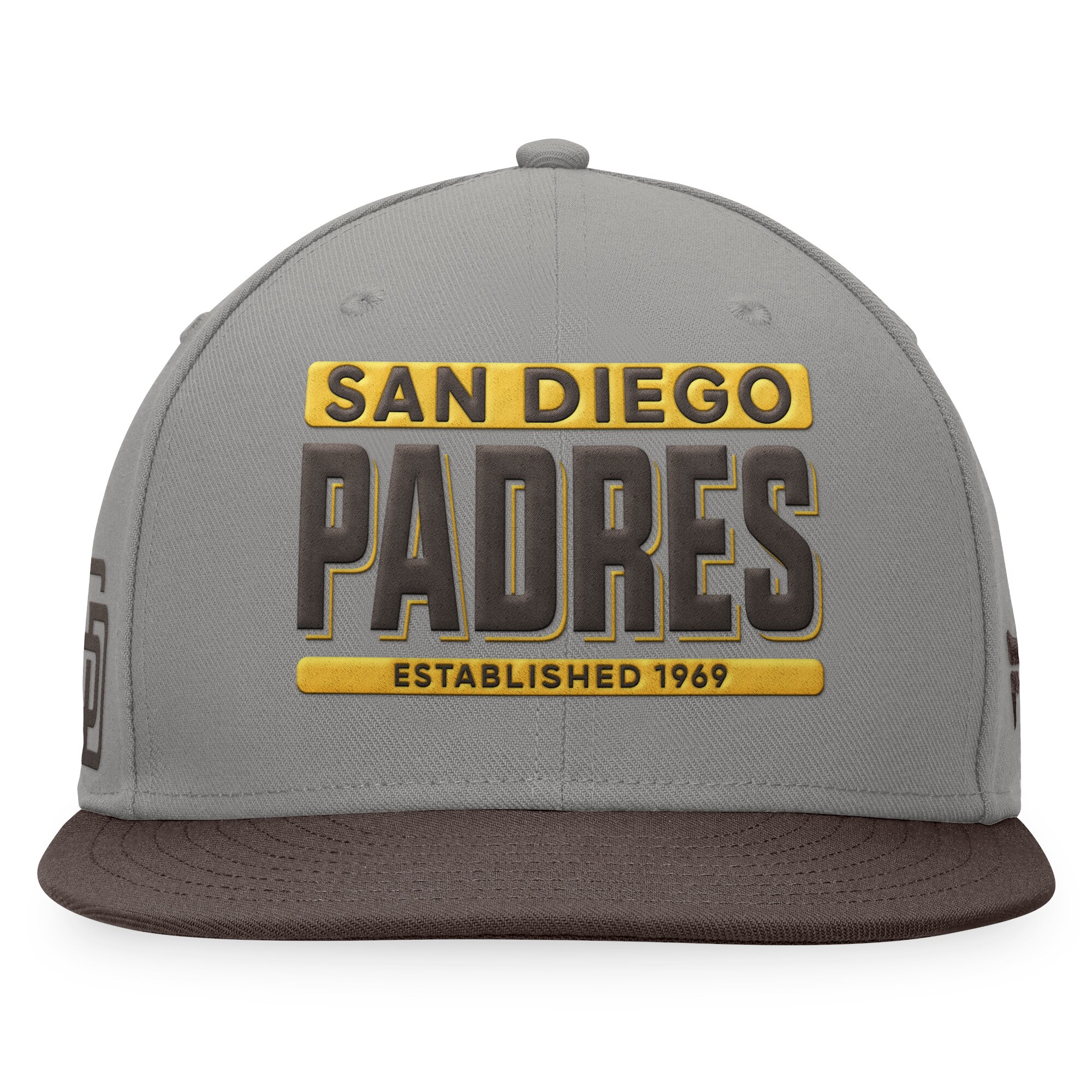 mens san diego padres fanatics graybrown line drive two-tone snapback hat Collection - San Diego Padres Proshop Jerseys & Caps
