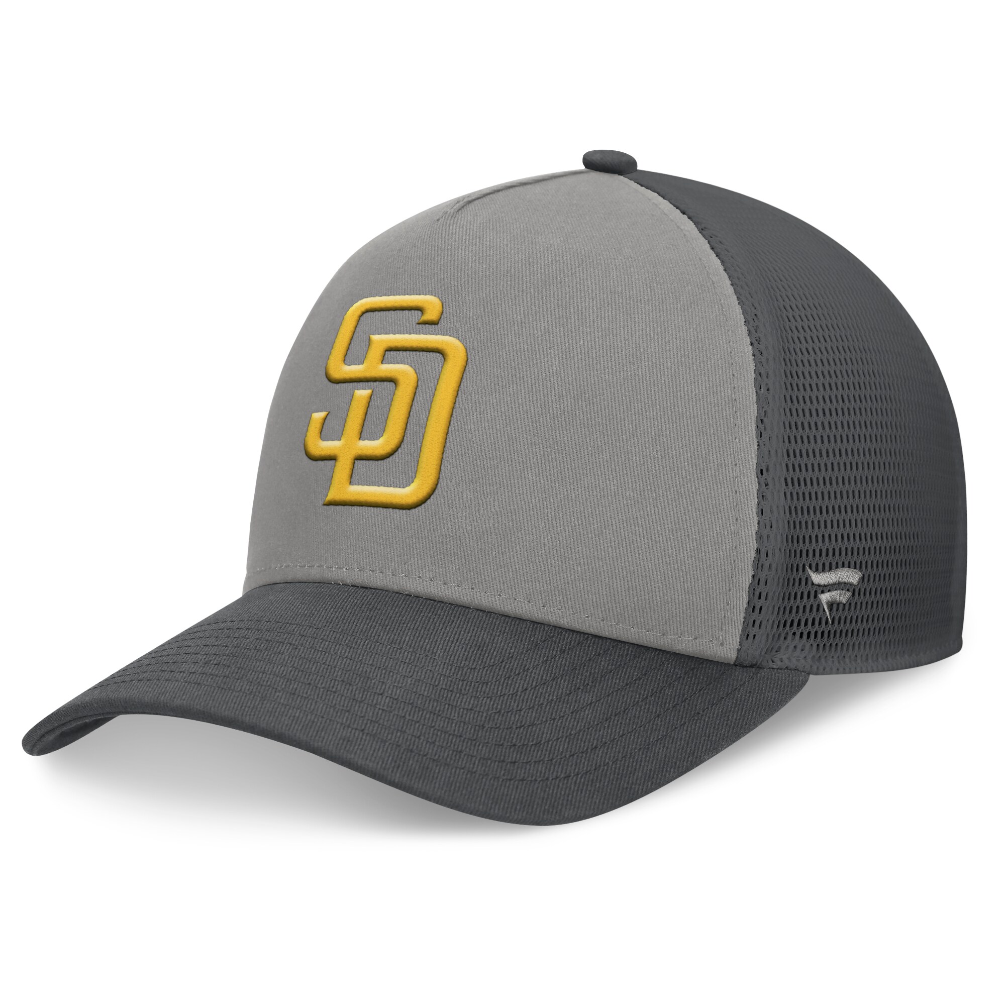 mens san diego padres fanatics graygraphite a-frame trucker adjustable hat Collection - San Diego Padres Proshop Jerseys & Caps