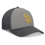 mens san diego padres fanatics graygraphite a-frame trucker adjustable hat Collection - San Diego Padres Proshop Jerseys & Caps