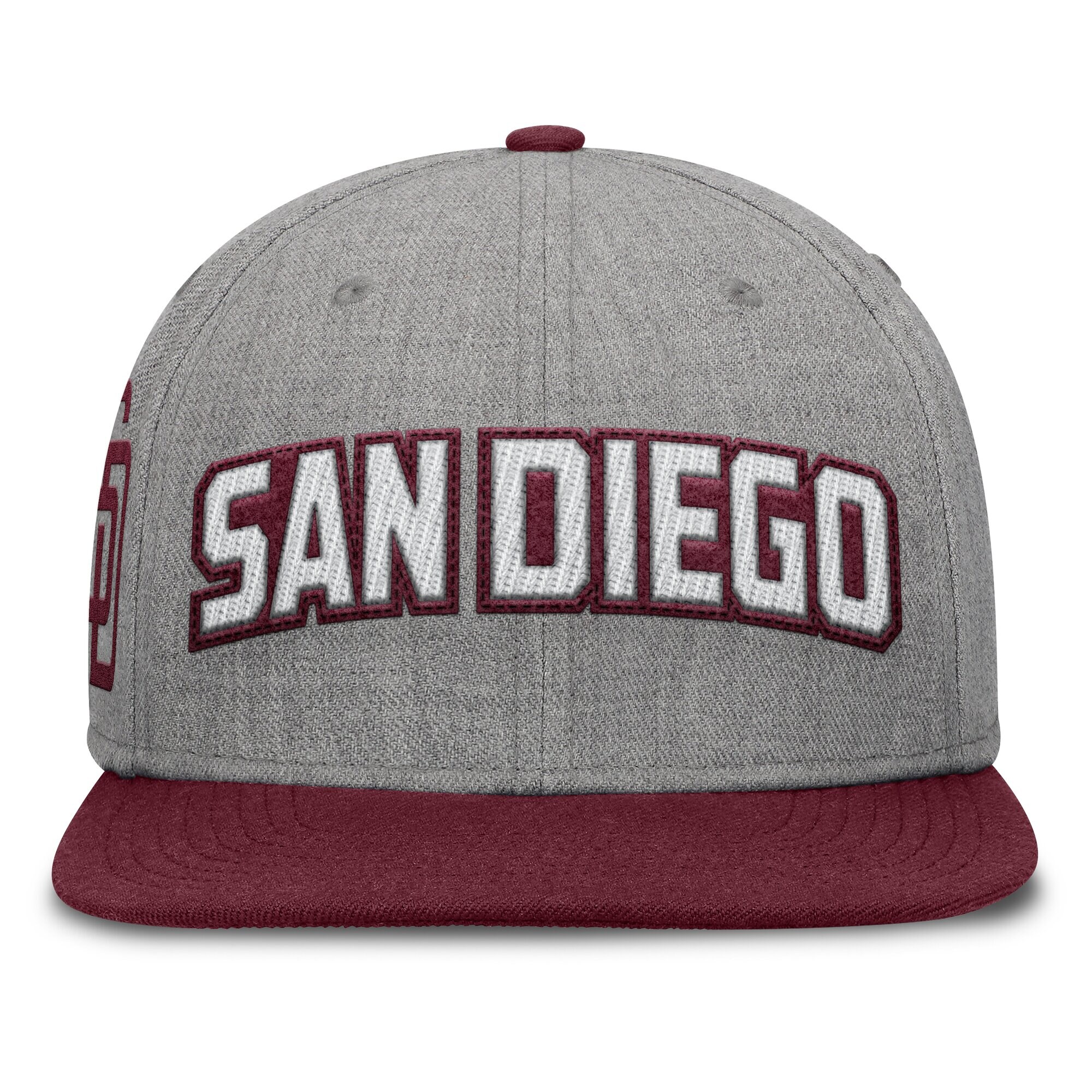 mens san diego padres fanatics graymaroon elements felt chainstitch snapback hat Collection - San Diego Padres Proshop Jerseys & Caps