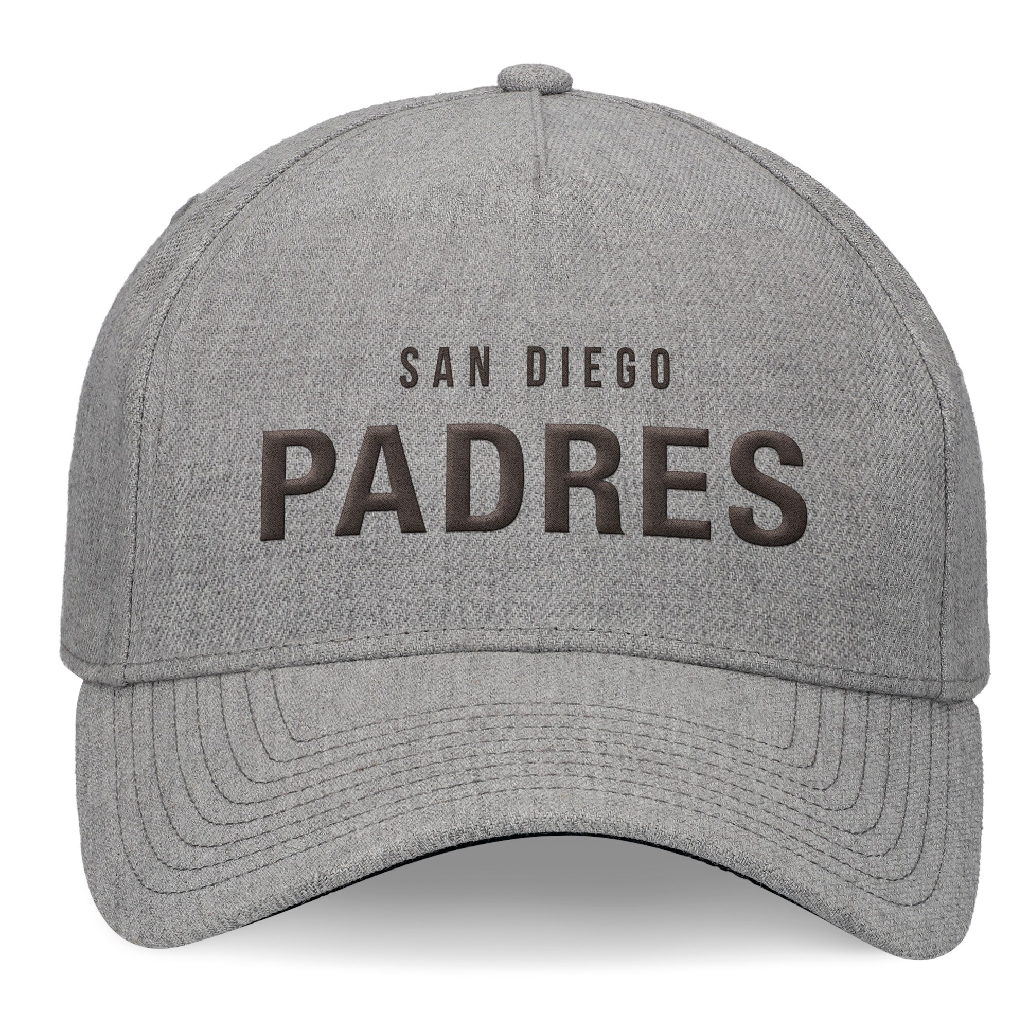 mens san diego padres fanatics heather gray elements a-frame structured adjustable hat Collection - San Diego Padres Proshop Jerseys & Caps