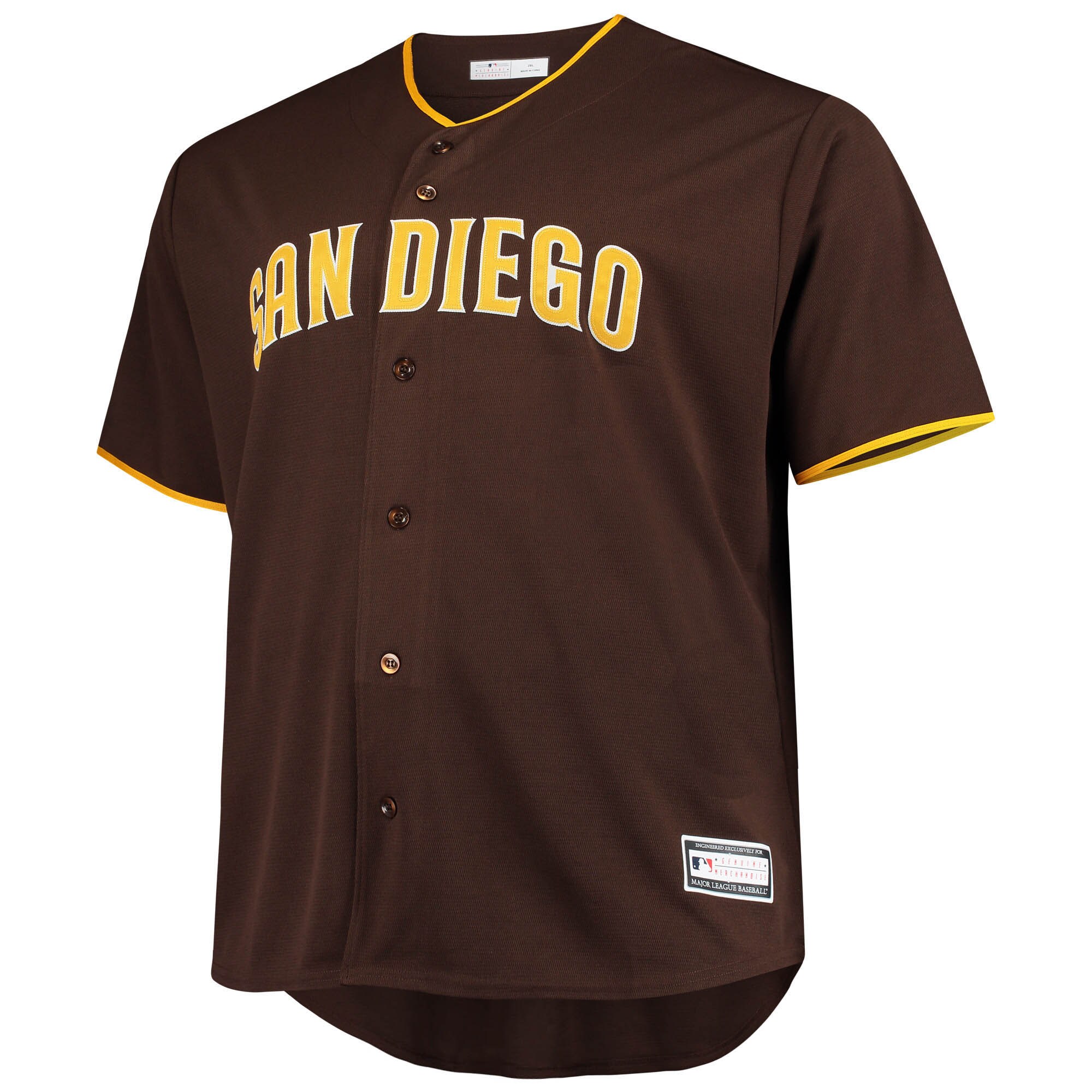 mens san diego padres fernando tatis jr. brown big  tall replica player jersey Collection - San Diego Padres Proshop Jerseys & Caps