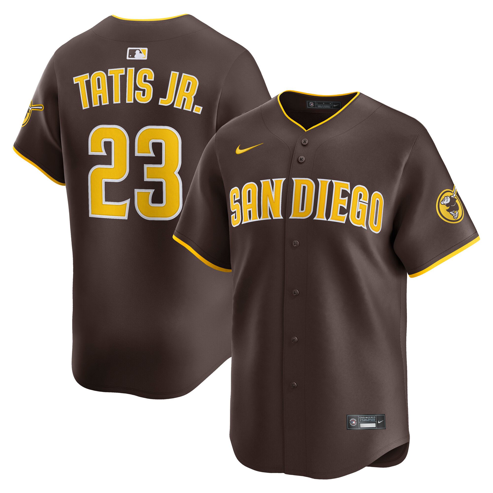 mens san diego padres fernando tatis jr. nike brown alternate limited player jersey Collection - San Diego Padres Proshop Jerseys & Caps