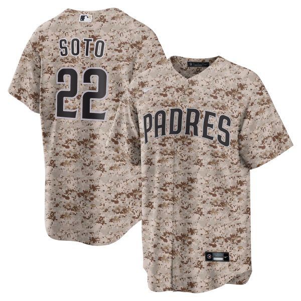 mens san diego padres juan soto nike camo usmc alternate replica player jersey Collection - San Diego Padres Proshop Jerseys & Caps