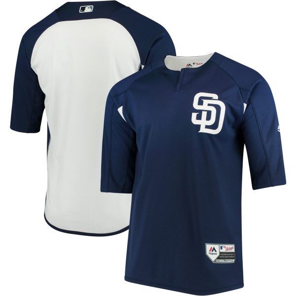 mens san diego padres majestic navywhite authentic collection on-field 34-sleeve batting practice jersey Collection - San Diego Padres Proshop Jerseys & Caps