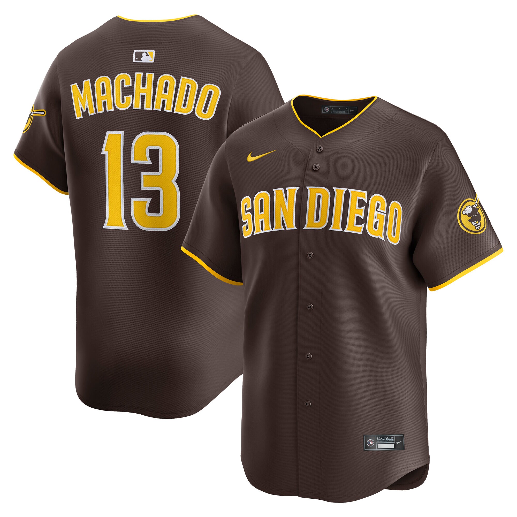 mens san diego padres manny machado nike brown alternate limited player jersey Collection - San Diego Padres Proshop Jerseys & Caps