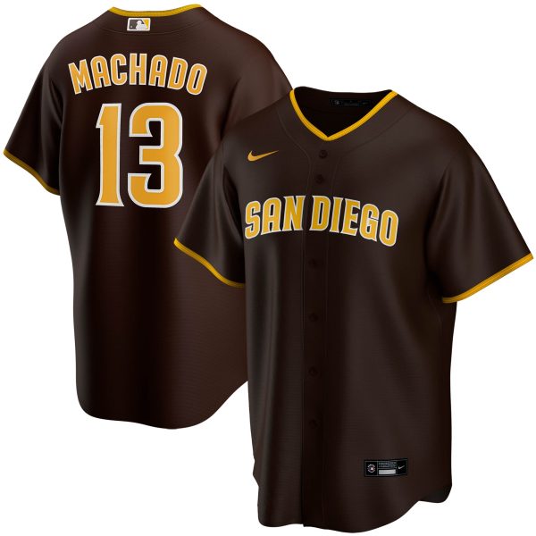 mens san diego padres manny machado nike brown alternate replica player jersey Collection - San Diego Padres Proshop Jerseys & Caps