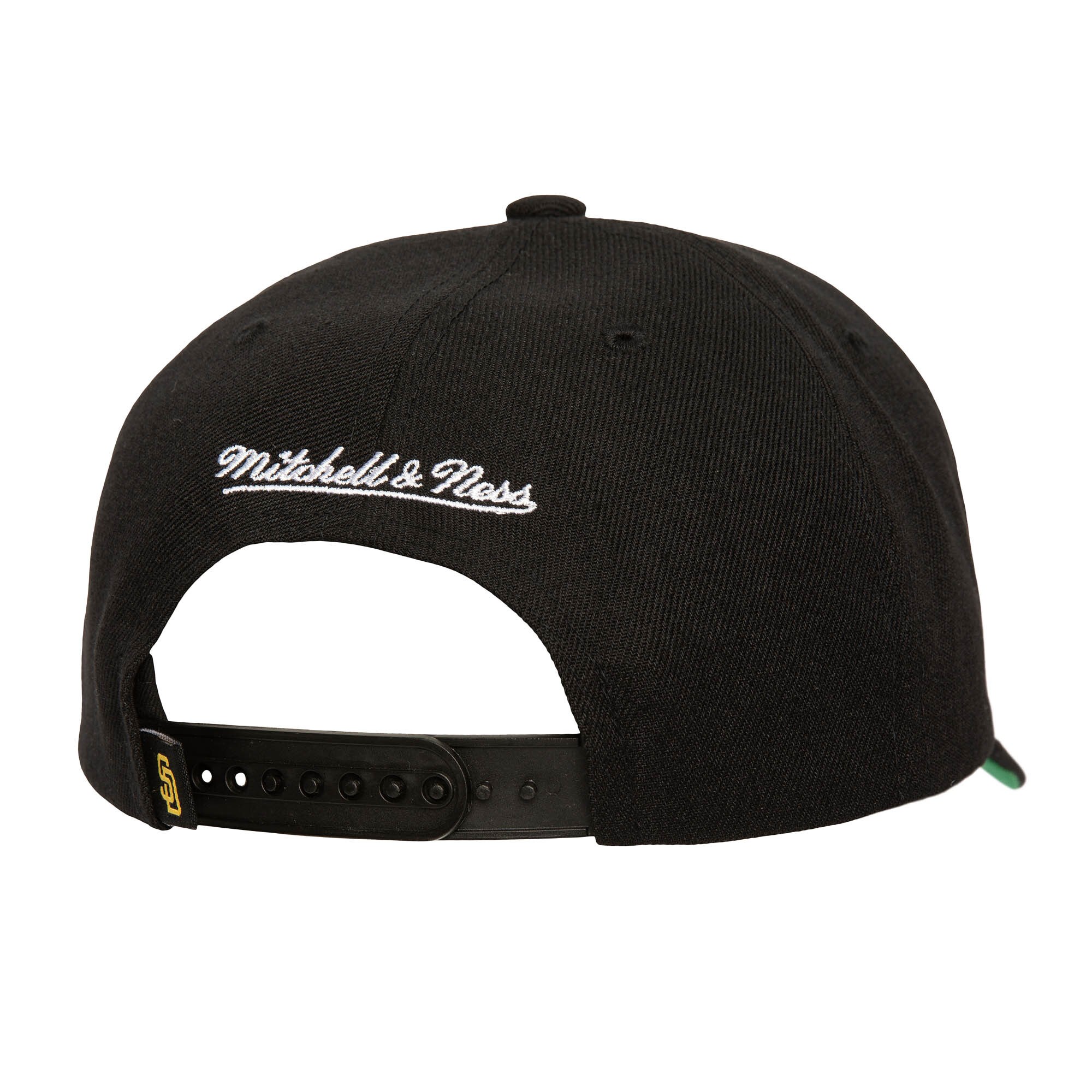 mens san diego padres mitchell  ness black neon logo pro crown adjustable hat Collection - San Diego Padres Proshop Jerseys & Caps