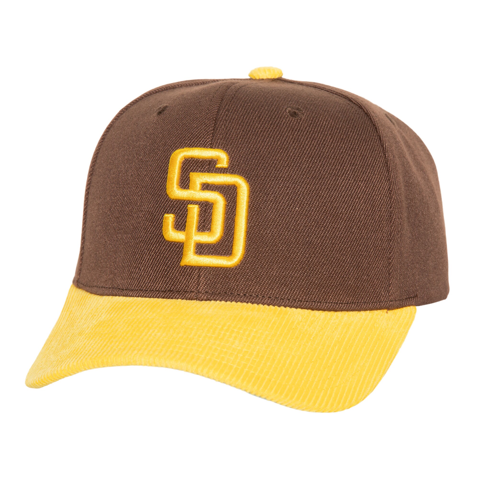 mens san diego padres mitchell  ness brown corduroy pro snapback hat Collection - San Diego Padres Proshop Jerseys & Caps