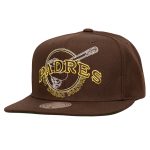 mens san diego padres mitchell  ness brown double up snapback hat Collection - San Diego Padres Proshop Jerseys & Caps