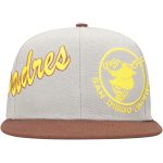 mens san diego padres mitchell  ness graybrown knock out panel snapback hat Collection - San Diego Padres Proshop Jerseys & Caps