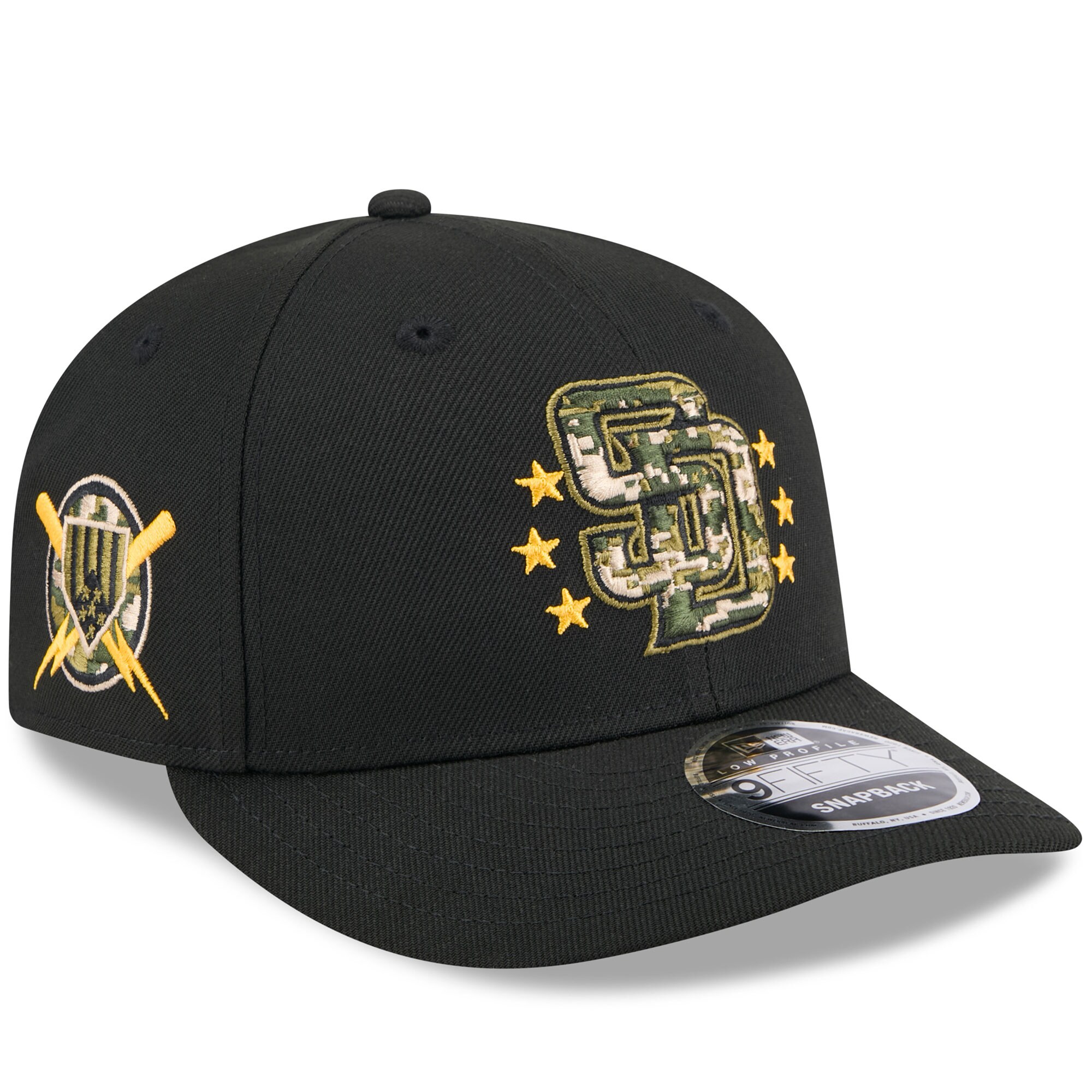 mens san diego padres new era black 2024 armed forces day low profile 9fifty snapback hat Collection - San Diego Padres Proshop Jerseys & Caps