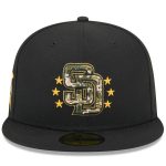 mens san diego padres new era black 2024 armed forces day on-field 59fifty fitted hat Collection - San Diego Padres Proshop Jerseys & Caps