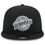 mens san diego padres new era black 2025 mlb clubhouse 59fifty fitted hat Collection - San Diego Padres Proshop Jerseys & Caps