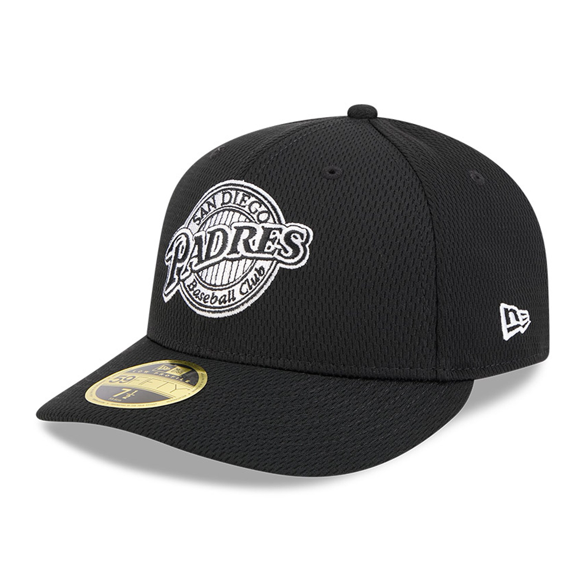 mens san diego padres new era black 2025 mlb clubhouse low profile 59fifty fitted hat Collection - San Diego Padres Proshop Jerseys & Caps