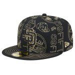 mens san diego padres new era black 59fifty day allover fitted hat Collection - San Diego Padres Proshop Jerseys & Caps