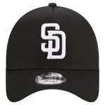 mens san diego padres new era black a-frame 9forty trucker adjustable hat Collection - San Diego Padres Proshop Jerseys & Caps