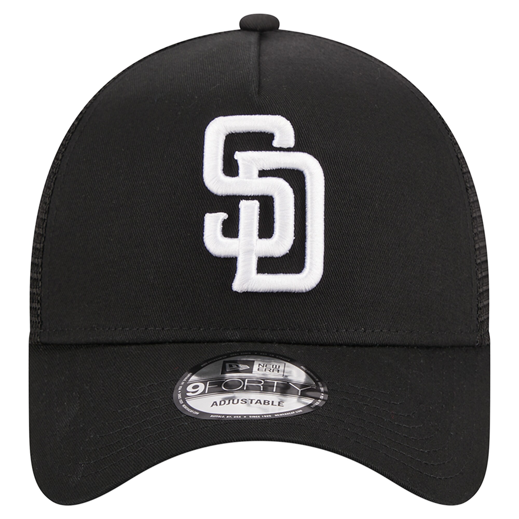 mens san diego padres new era black a-frame 9forty trucker adjustable hat Collection - San Diego Padres Proshop Jerseys & Caps