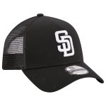 mens san diego padres new era black a-frame 9forty trucker adjustable hat Collection - San Diego Padres Proshop Jerseys & Caps