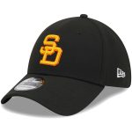mens san diego padres new era black logo 39thirty flex hat 200014732 Collection - San Diego Padres Proshop Jerseys & Caps