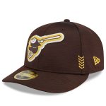 mens san diego padres new era brown 2024 clubhouse low profile 59fifty fitted hat Collection - San Diego Padres Proshop Jerseys & Caps