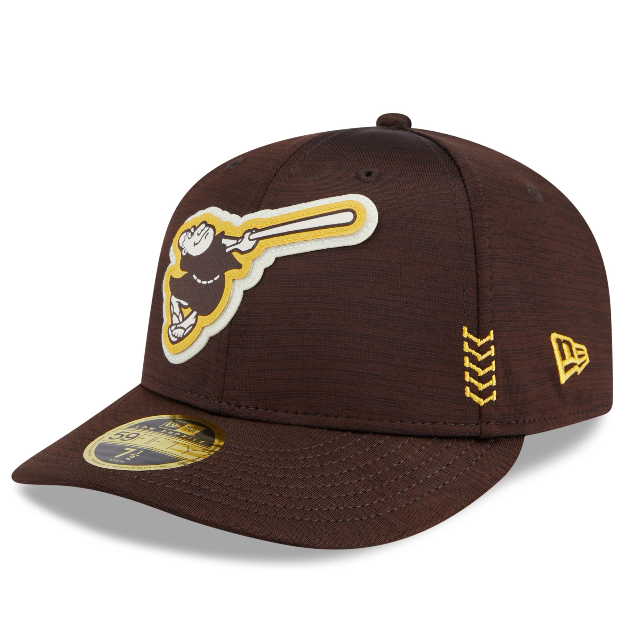 mens san diego padres new era brown 2024 clubhouse low profile 59fifty fitted hat Collection - San Diego Padres Proshop Jerseys & Caps