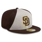 mens san diego padres new era brown 2025 batting practice 59fifty fitted hat Collection - San Diego Padres Proshop Jerseys & Caps