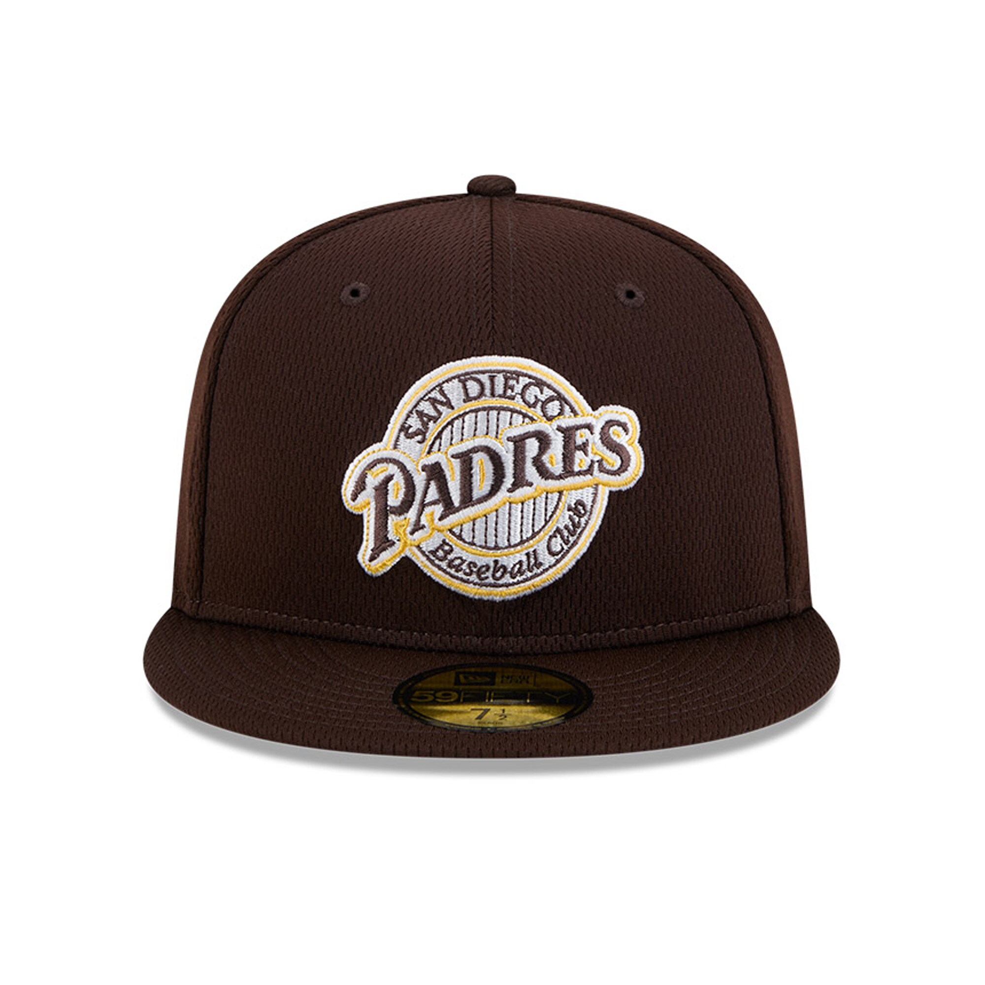 mens san diego padres new era brown 2025 mlb clubhouse 59fifty fitted hat Collection - San Diego Padres Proshop Jerseys & Caps