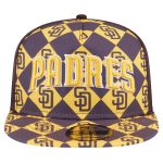 mens san diego padres new era brown seeing diamonds a-frame trucker 9fifty snapback hat Collection - San Diego Padres Proshop Jerseys & Caps